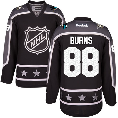 Sharks #88 Brent Burns Black All-Star Pacific Division Stitched NHL Jersey